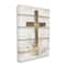 Stupell Industries Spiritual Easter Cross Spring Blossoms Canvas Wall Art